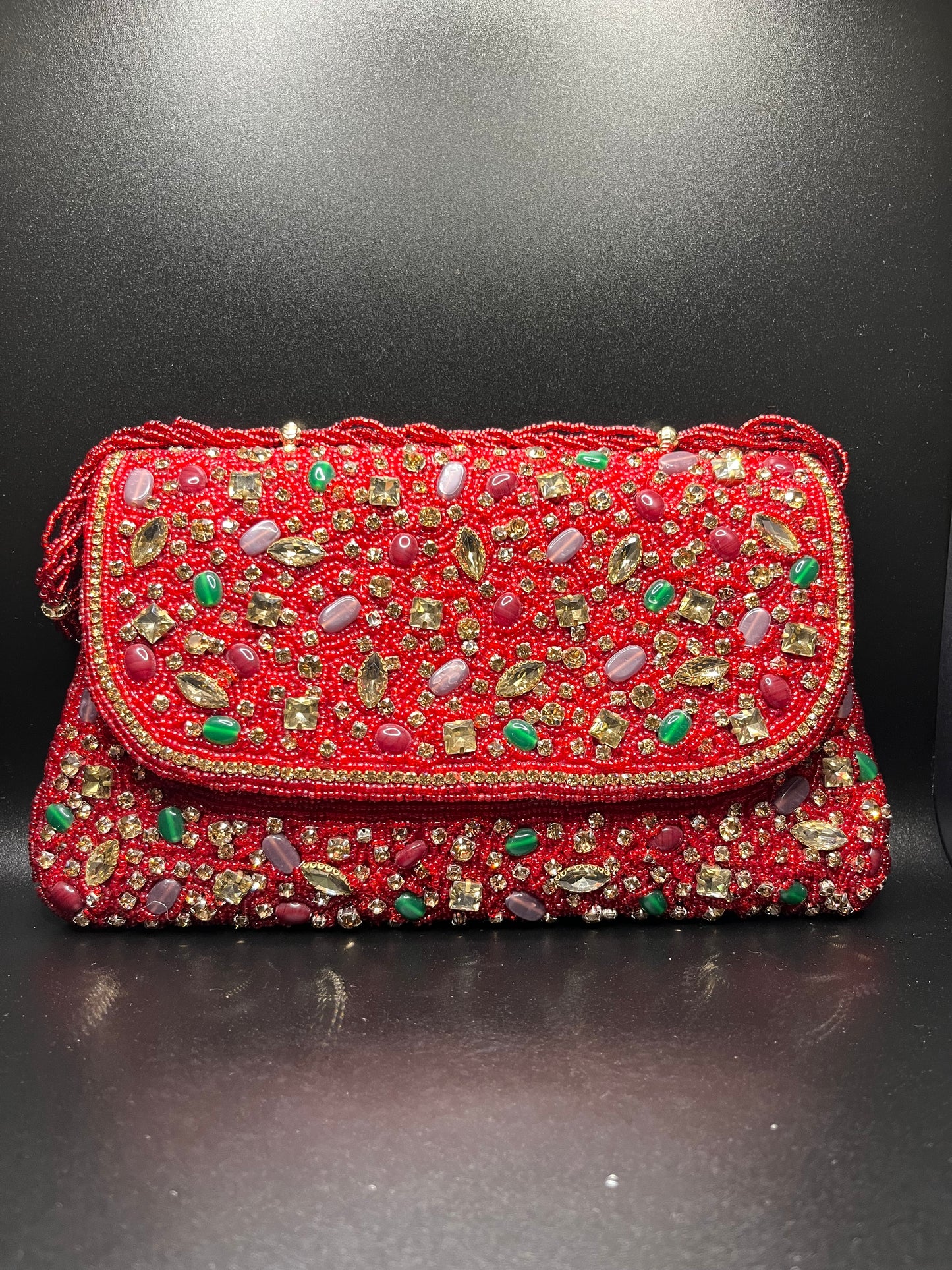 Clutch bag red